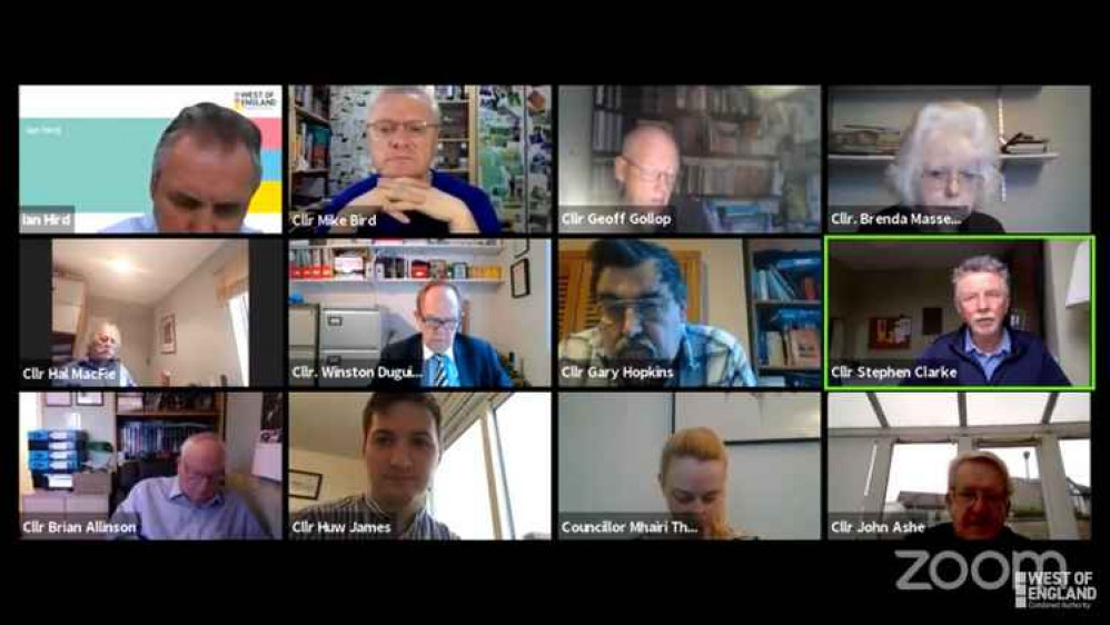 Weca overview and scrutiny committee meeting remotely on December 2 (Image: Weca/Zoom/YouTube) Weca overview and scrutiny committee meeting remotely on December 2 (Image: Weca/Zoom/YouTube)