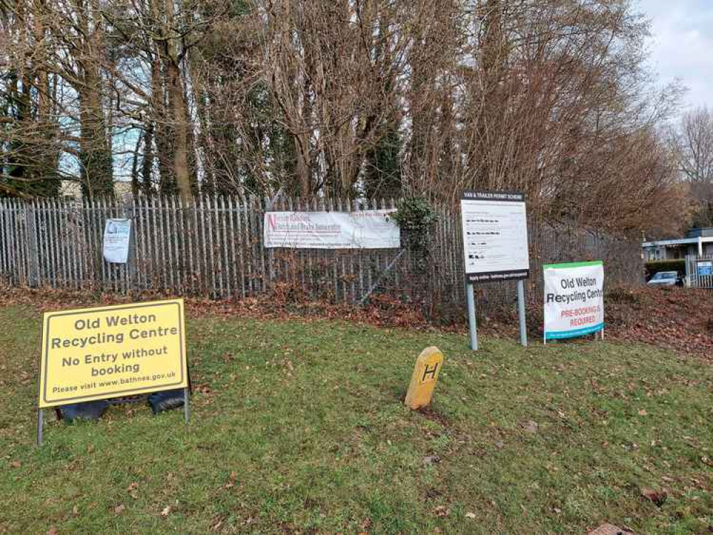 Recycling centres in B&NES including the one in Welton will remain open