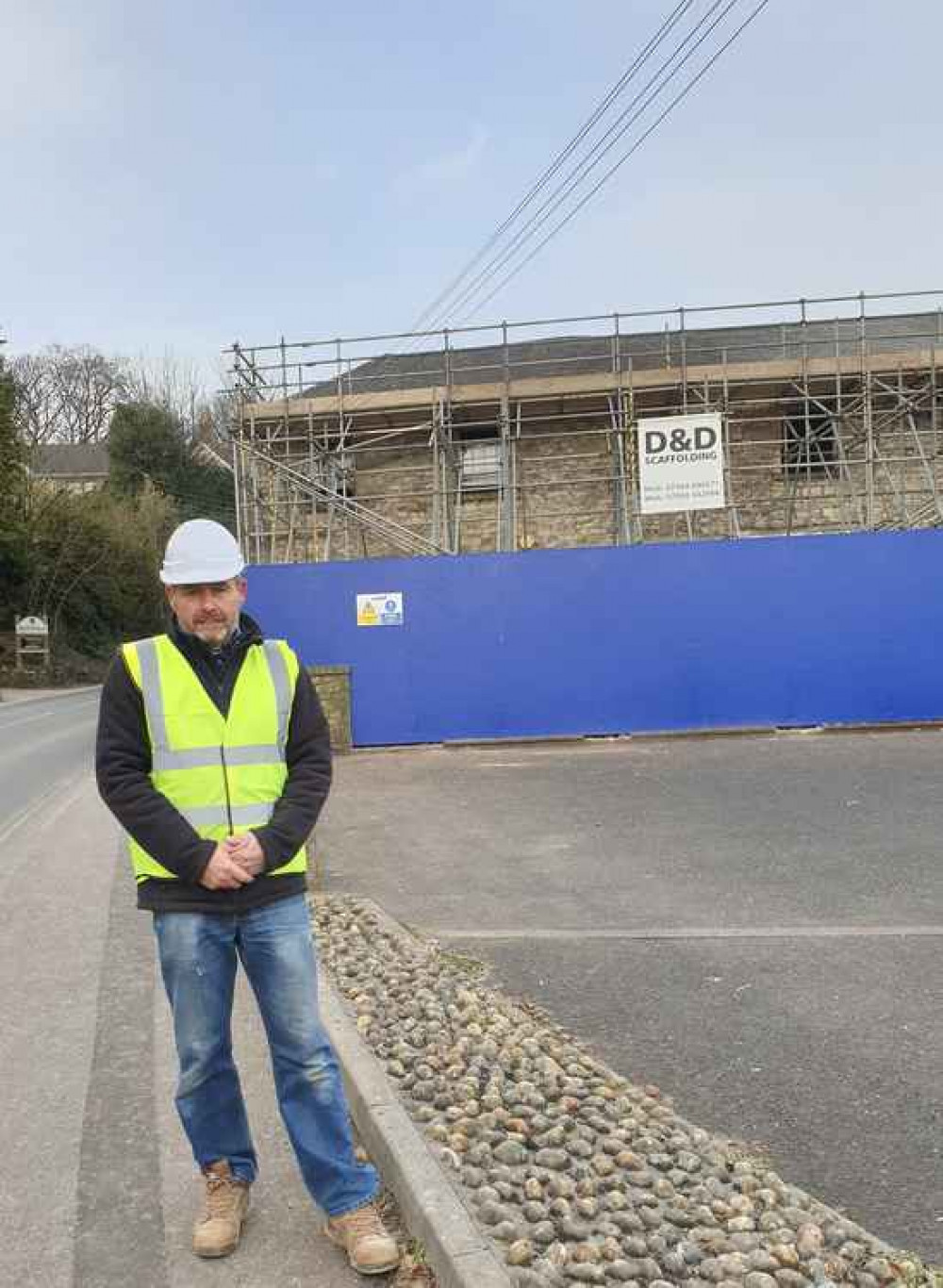 Builder and owner Dave Fishlock