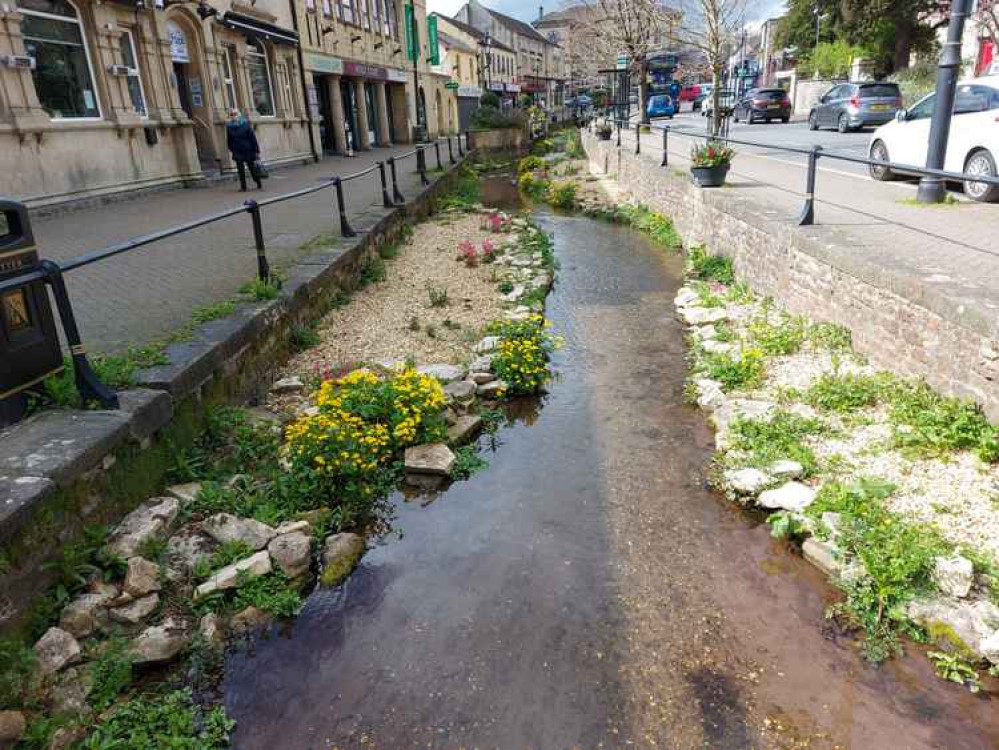 As the road moves on to a return to normal ; Midsomer Norton High Street April 10 As the road moves on to a return to normal ; Midsomer Norton High Street April 10