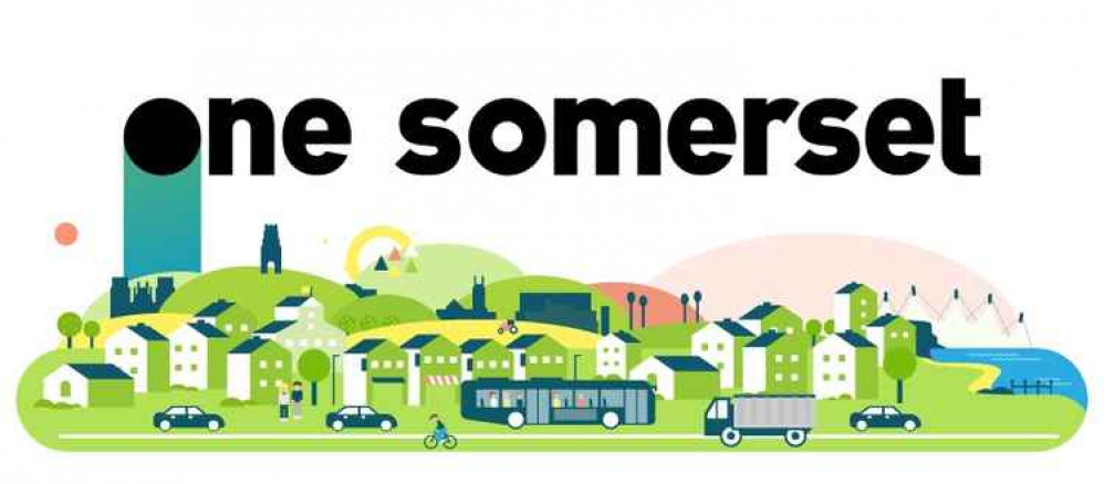 One Somerset Logo. CREDIT: One Somerset. Free to use for all BBC wire partners. One Somerset Logo. CREDIT: One Somerset. Free to use for all BBC wire partners.