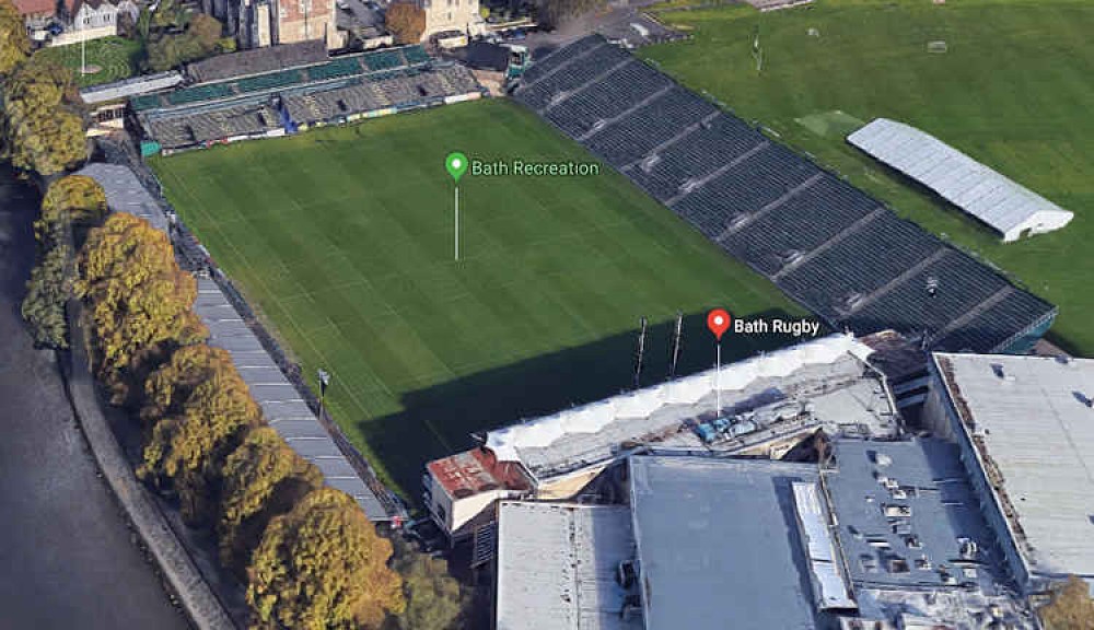 How Bath Rugby Club's stadium at the Rec looks now. Google. Permission for use by all partners. How Bath Rugby Club's stadium at the Rec looks now. Google. Permission for use by all partners.