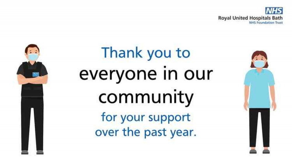 The NHS marked its birthday locally with a thank you for all the support it has received The NHS marked its birthday locally with a thank you for all the support it has received