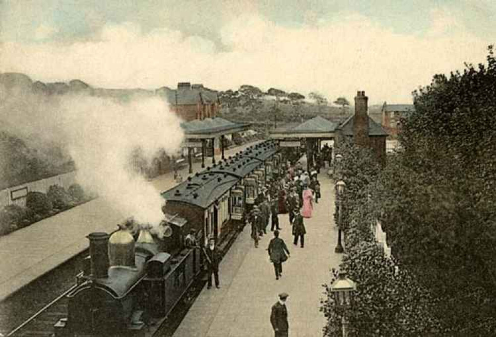 The first Heswall station - picture from the Alsop Collection