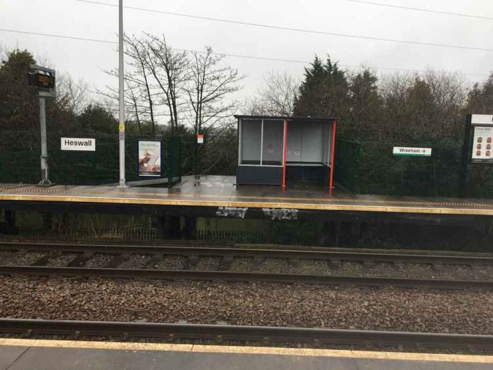 Heswall Hills station now - just plain 'Heswall' and a little on the drab side