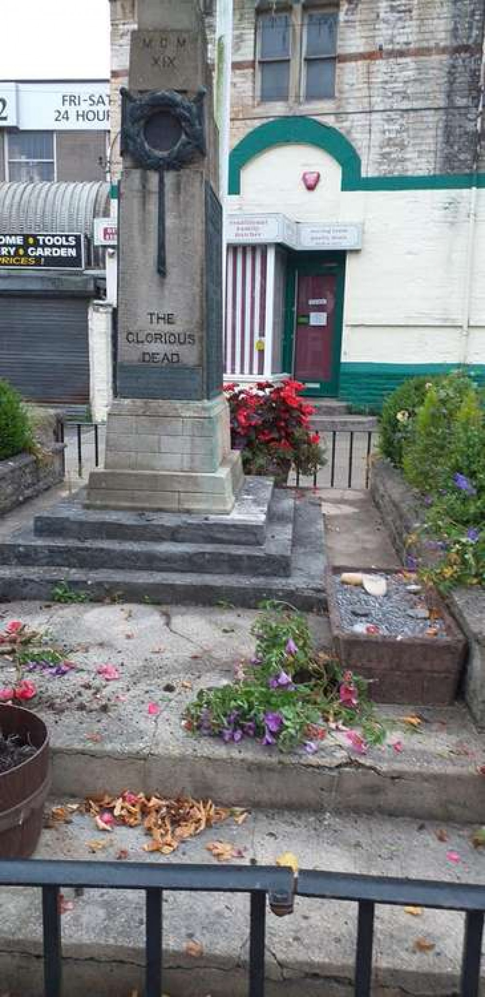 This was the scene in the heart of Midsomer Norton today (September 5) This was the scene in the heart of Midsomer Norton today (September 5)