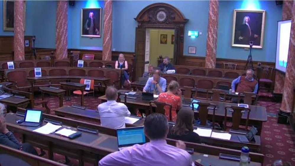 Bath & North East Somerset Council cabinet at Bath Guildhall on September 9 (Image: B&NES Council, free to use by all partners)