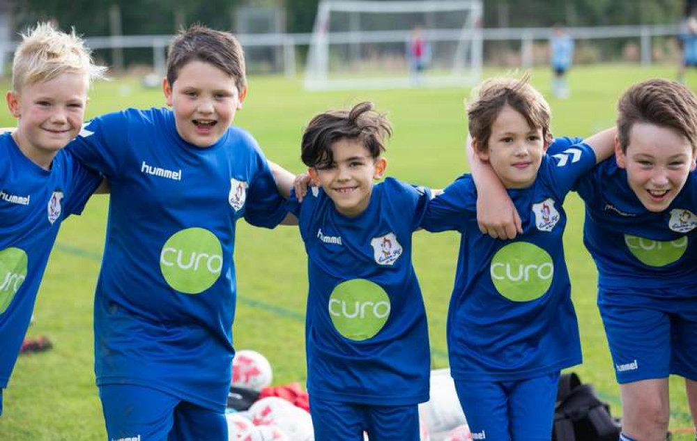 Curo money also allowed the club to buy 40 new footballs and two goals for matches.