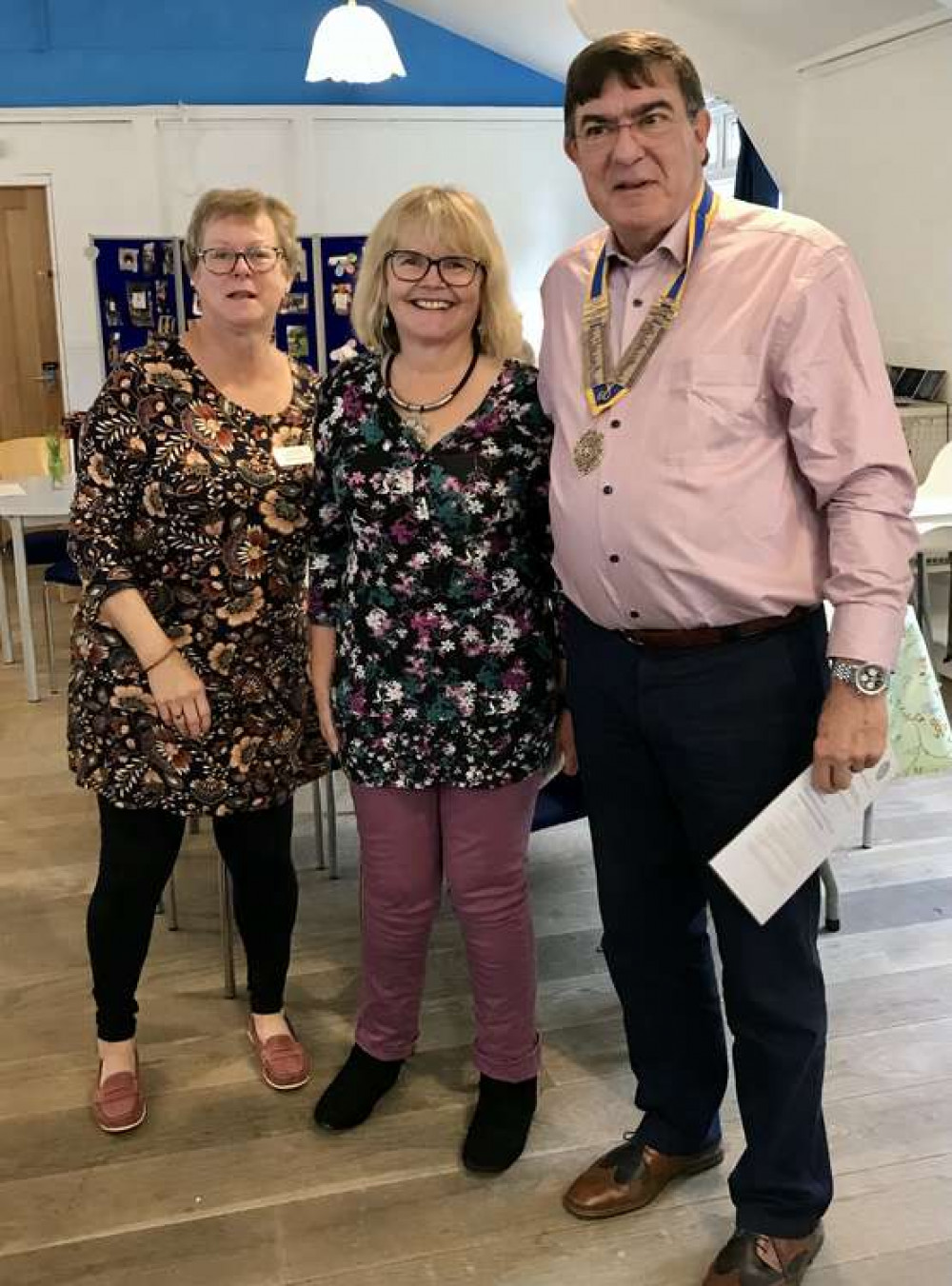 Rotary's Newest Member, Jayne Hutton, pictured with club member, Mandy Dando & club president, Nick Candy Rotary's Newest Member, Jayne Hutton, pictured with club member, Mandy Dando & club president, Nick Candy