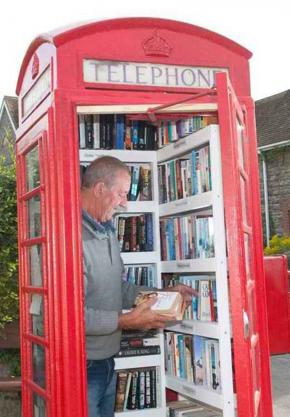 Box of books - a library