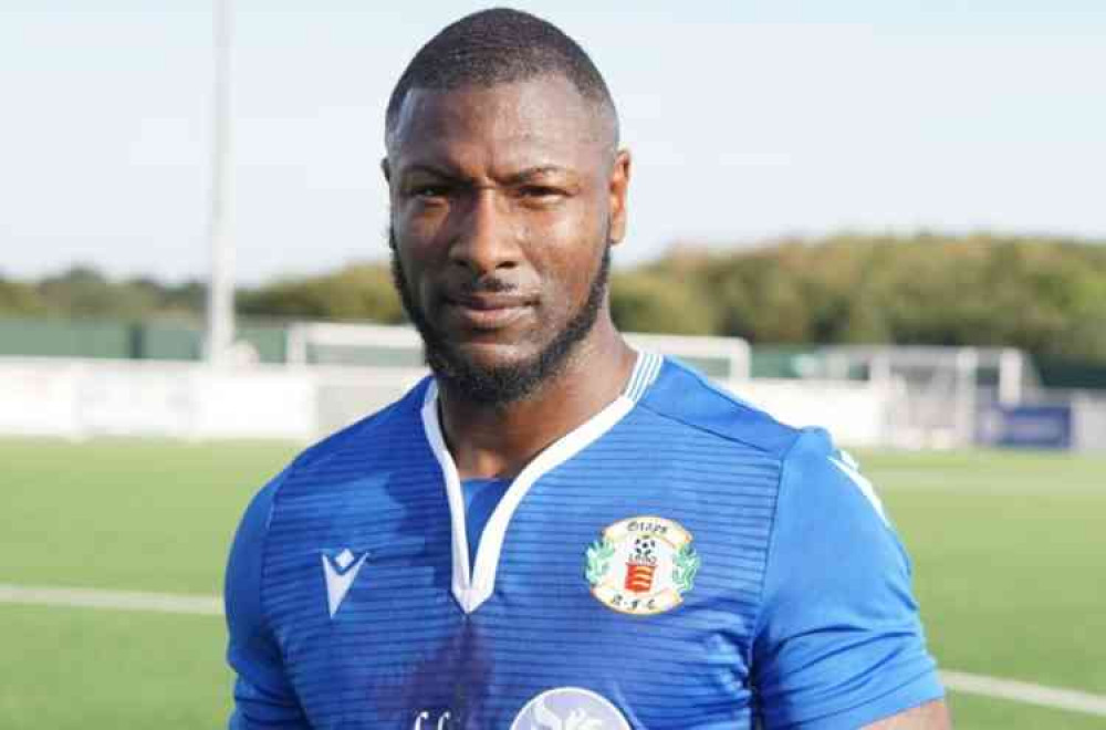 Joao Carlos - opened the scoring for Grays Athletic. Joao Carlos - opened the scoring for Grays Athletic.