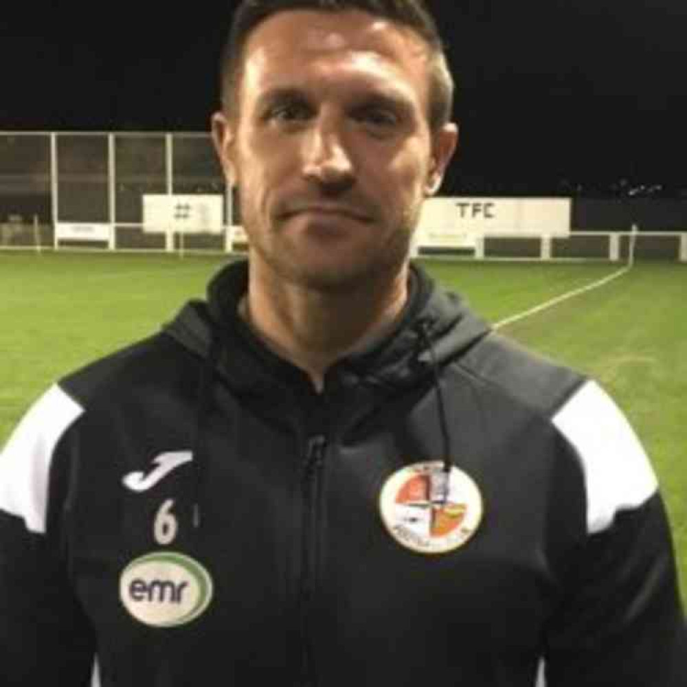 Tilbury scorer Lee Burns Tilbury scorer Lee Burns