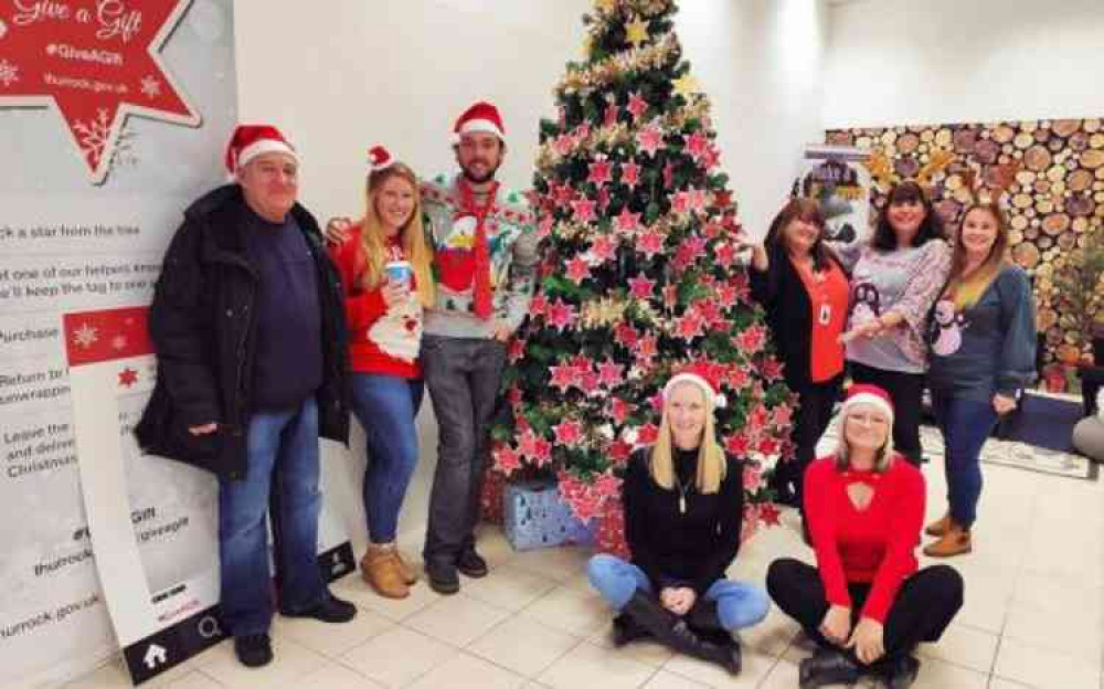 Staff have rallied round to support Give a Gift over four year