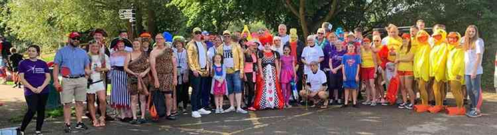 Participants last year in fancy dress.