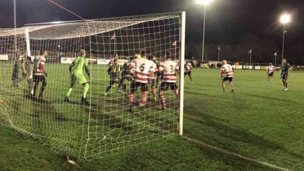 East Thurrock took a point from a battling draw at Kingstonian on Wednesday East Thurrock took a point from a battling draw at Kingstonian on Wednesday