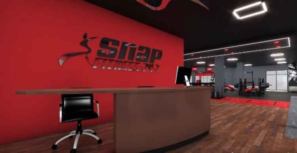 CGI impressions of Snap Fitness Heswall