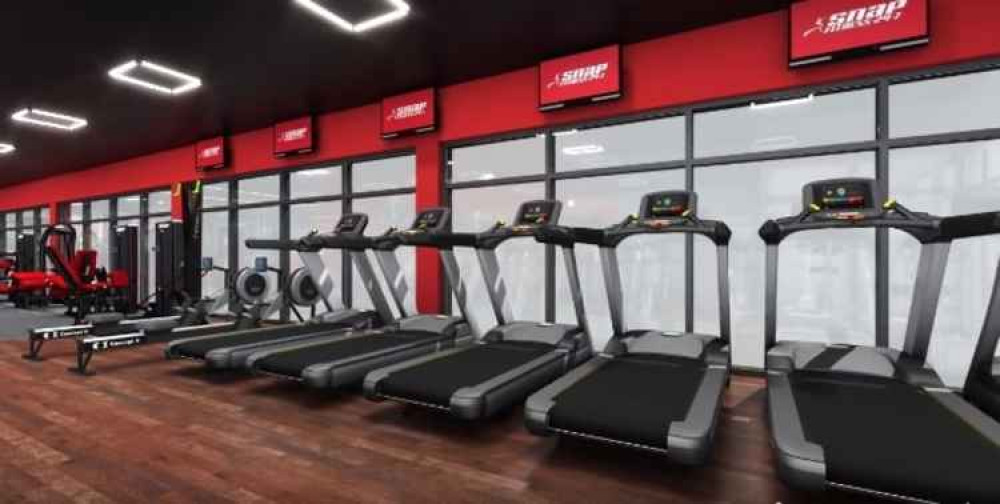 CGI impressions of Snap Fitness Heswall