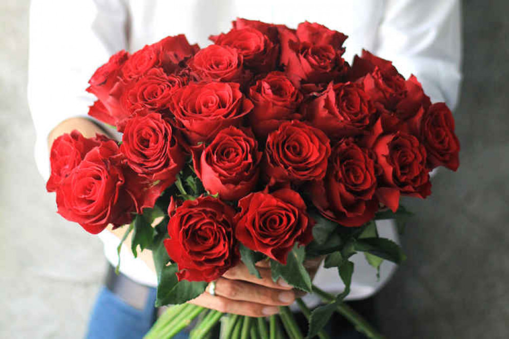 Say it with flowers - Roses became linked with Valentine's Day in the 17th century