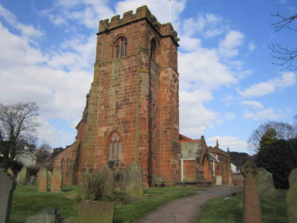 Picture postcard Heswall Lower Village