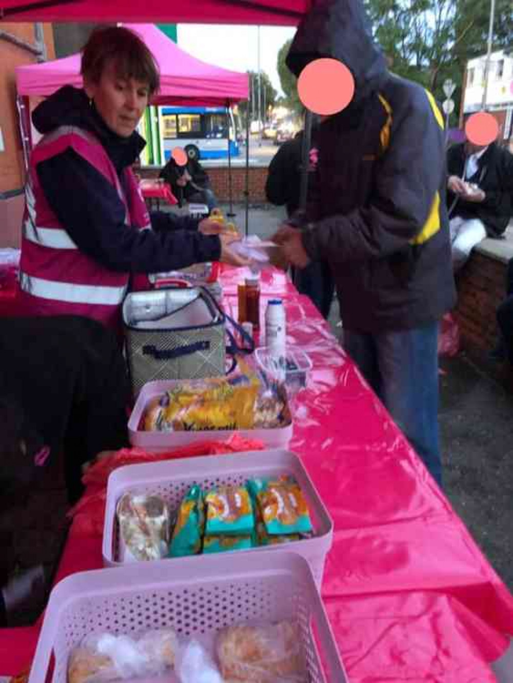 The Friends of Essex and London Homeless are well respected and have had widespread support. Here Orsett, Bulphan and Horndon benefice vicar Rev Sue Mann is pictured helping out. The Friends of Essex and London Homeless are well respected and have had widespread support. Here Orsett, Bulphan and Horndon benefice vicar Rev Sue Mann is pictured helping out.