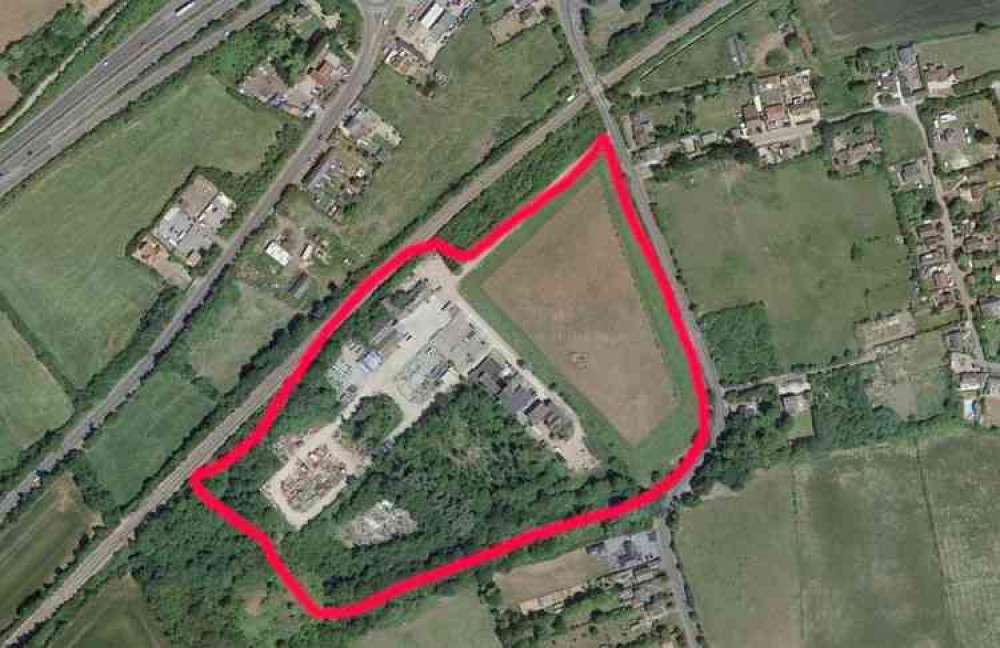 The site which Bellway wish to develop. The site which Bellway wish to develop.