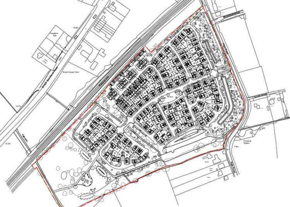 How the site would be laid out. How the site would be laid out.