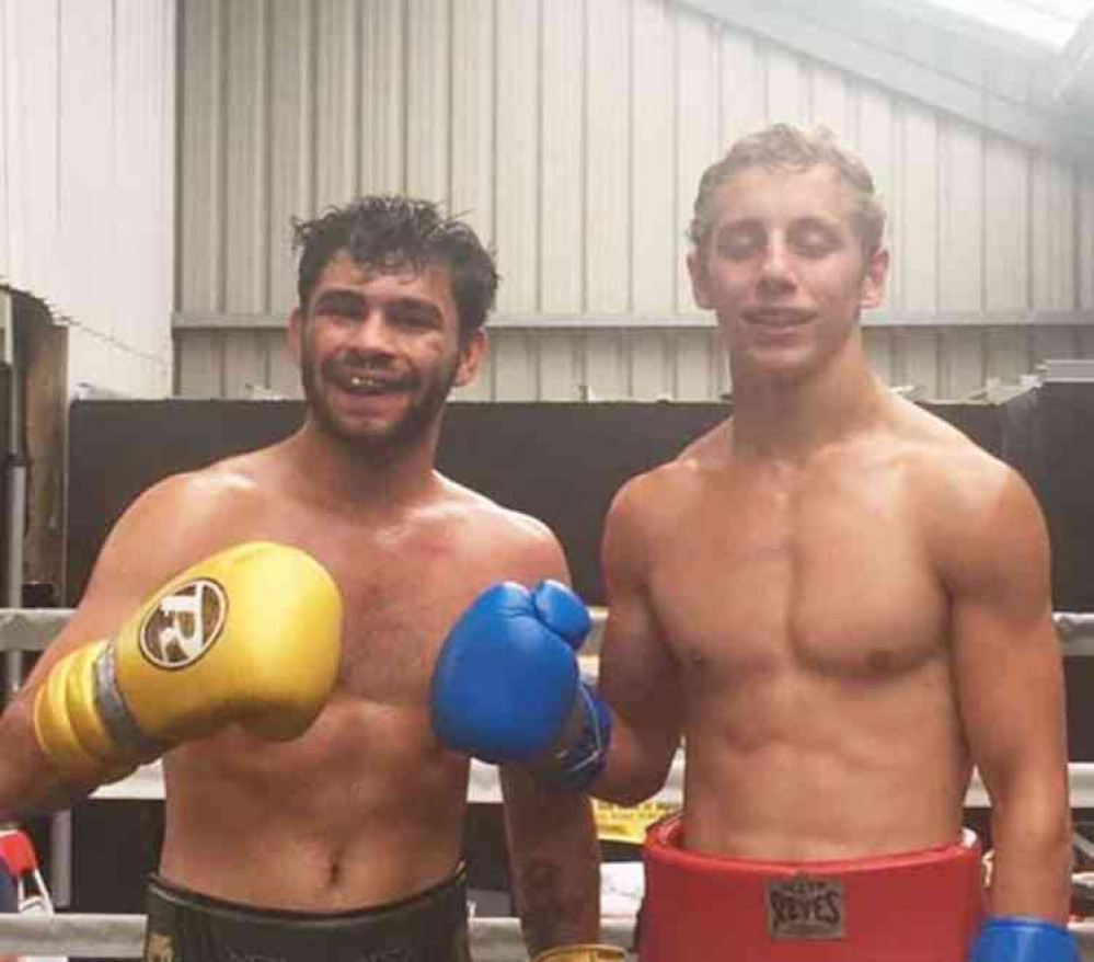 Marley Mason (left) with fellow West Thurrock Boxer, undefeated professional Frank Arnold.