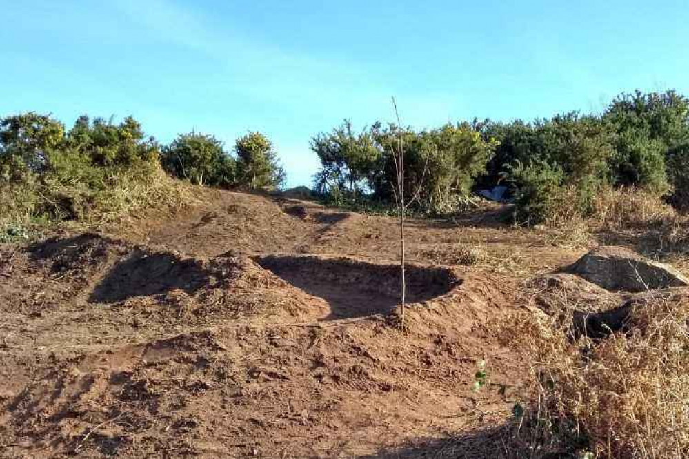 Cycling is not permitted on Thurstaston Hill and Common