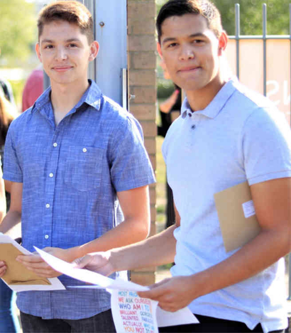 Twin success: Joe and Pedro Dalzoto each achieved 9 GCSEs at Grade 9 and a further 2 at Grade 7. Twin success: Joe and Pedro Dalzoto each achieved 9 GCSEs at Grade 9 and a further 2 at Grade 7.