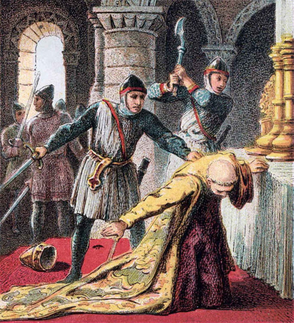 The murder of Thomas Becket The murder of Thomas Becket