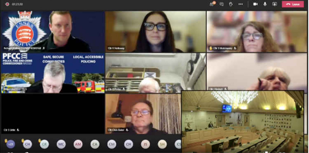 Tonight's virtual meeting featuring Ch Insp Richard Melton and Commissioner Roger Hirst. Tonight's virtual meeting featuring Ch Insp Richard Melton and Commissioner Roger Hirst.