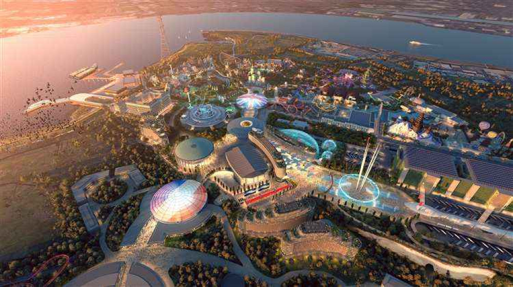 The proposed theme park. The proposed theme park.