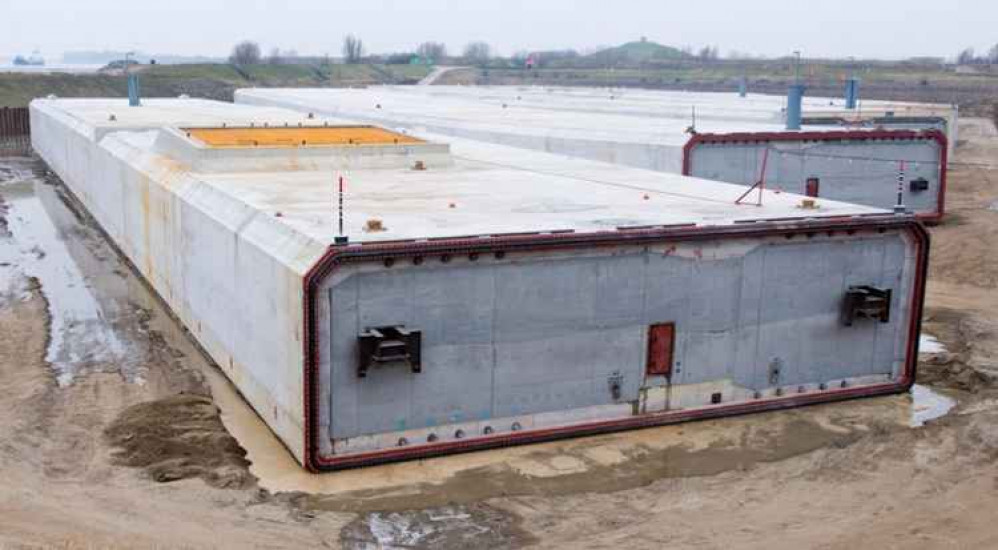 Tunnel sections would be built on land, floated out to the Thames and then sunk to their position in a pre-prepared trench, before being connected.