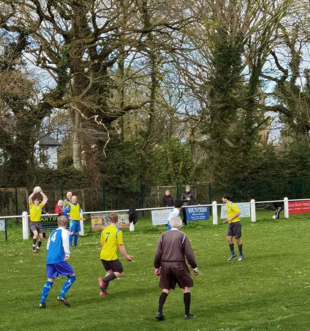 Action from the Junior Cup - which had to be decided by penalties. Picture by Bob Shaw. Action from the Junior Cup - which had to be decided by penalties. Picture by Bob Shaw.