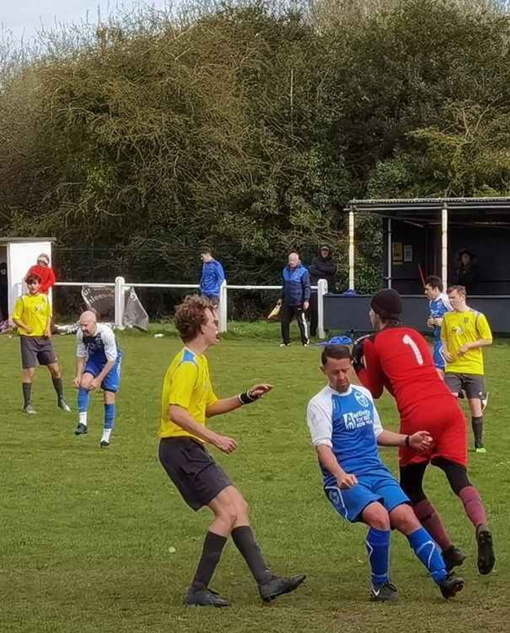 Action from the Junior Cup - which had to be decided by penalties. Picture by Bob Shaw. Action from the Junior Cup - which had to be decided by penalties. Picture by Bob Shaw.