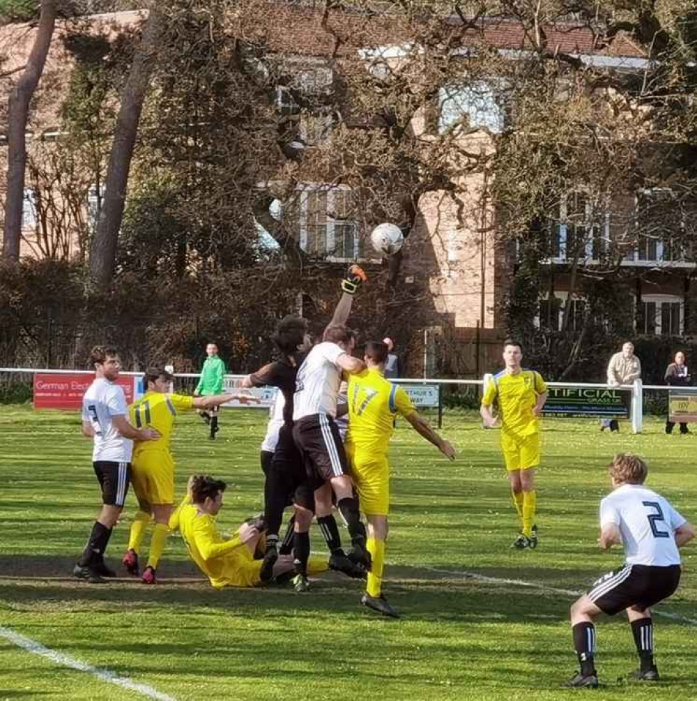The First Team was up against FC Bootle St Edmunds at Gayton Park, going down 1–0 in a tough game. Pic: Bob Shaw The First Team was up against FC Bootle St Edmunds at Gayton Park, going down 1–0 in a tough game. Pic: Bob Shaw