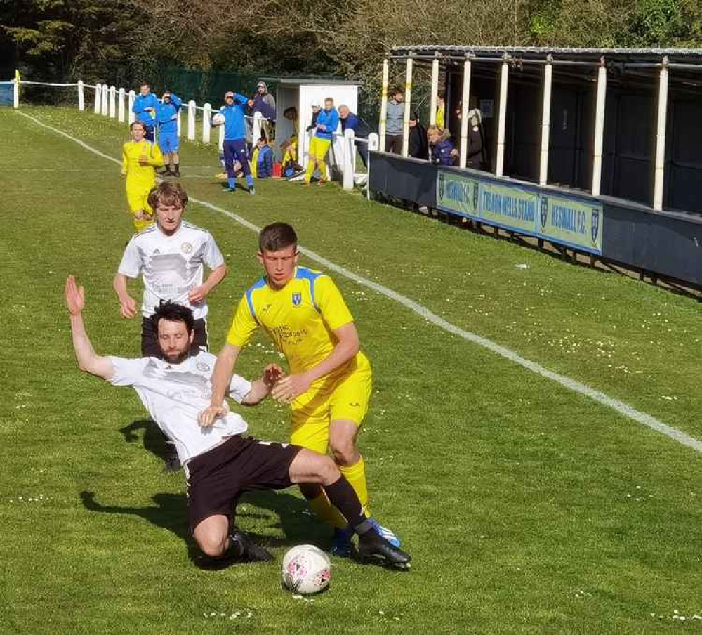 The First Team was up against FC Bootle St Edmunds at Gayton Park, going down 1–0 in a tough game. Pic: Bob Shaw The First Team was up against FC Bootle St Edmunds at Gayton Park, going down 1–0 in a tough game. Pic: Bob Shaw