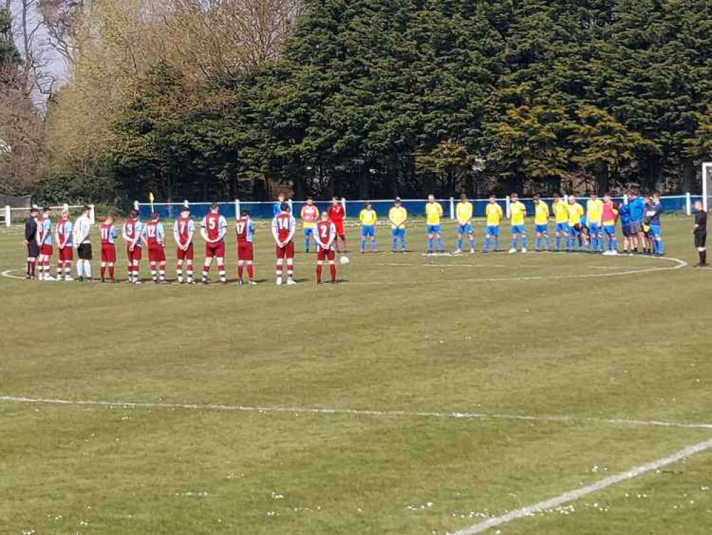 The minute's silence for HRH the Duke of Edinburgh The minute's silence for HRH the Duke of Edinburgh