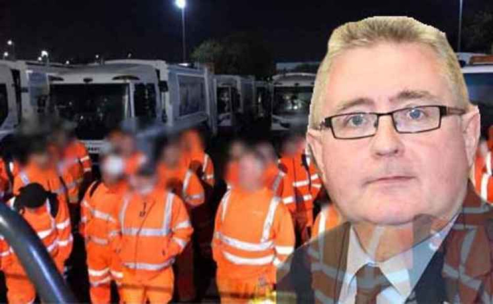 Cllr Rob Gledhill says he has respect for council workers but says they have been led into strike action for political reasons. Cllr Rob Gledhill says he has respect for council workers but says they have been led into strike action for political reasons.