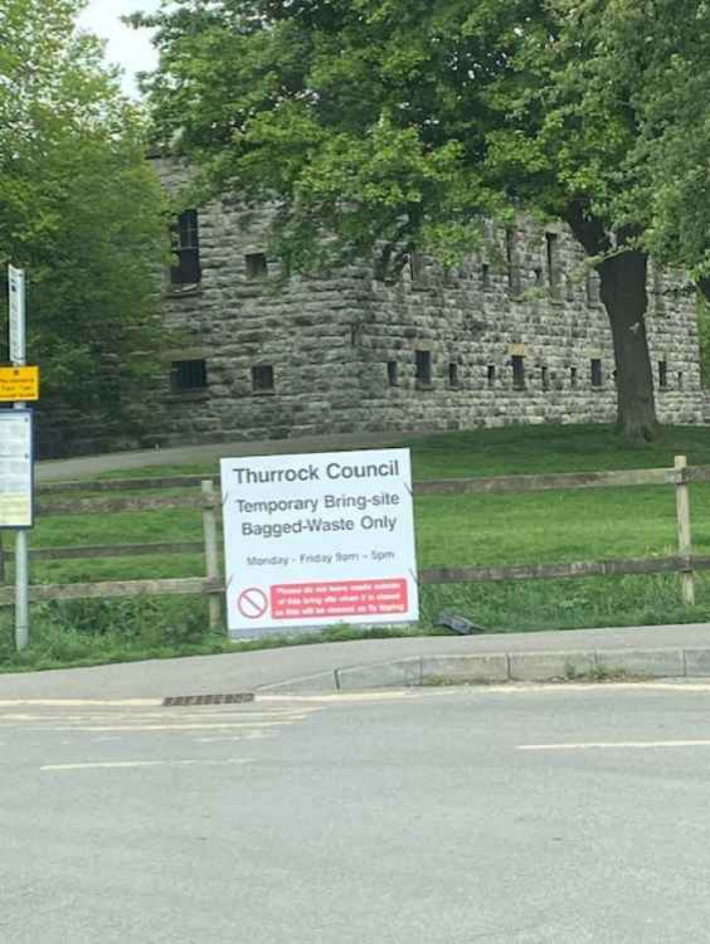 Coalhouse Fort was added to the list of drop-off points today.