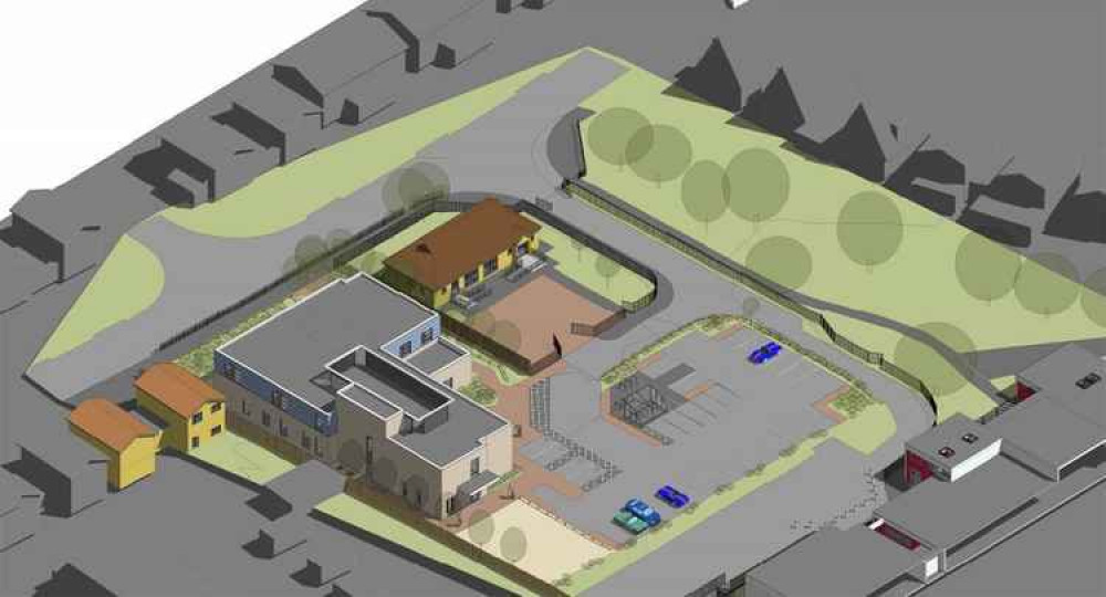 How Corringham's new medical centre is expected to look when complete