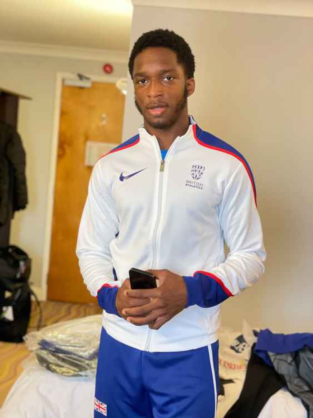 Kitted out in GB colours Kitted out in GB colours