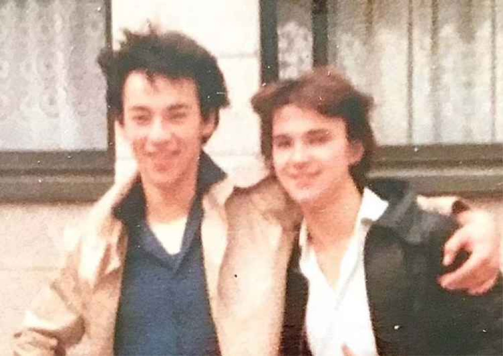 Alix Sharkey, left, pictured left beside younger brother Stuart Campbell in August 1975 when they were aged 18 and 17) Alix Sharkey, left, pictured left beside younger brother Stuart Campbell in August 1975 when they were aged 18 and 17)