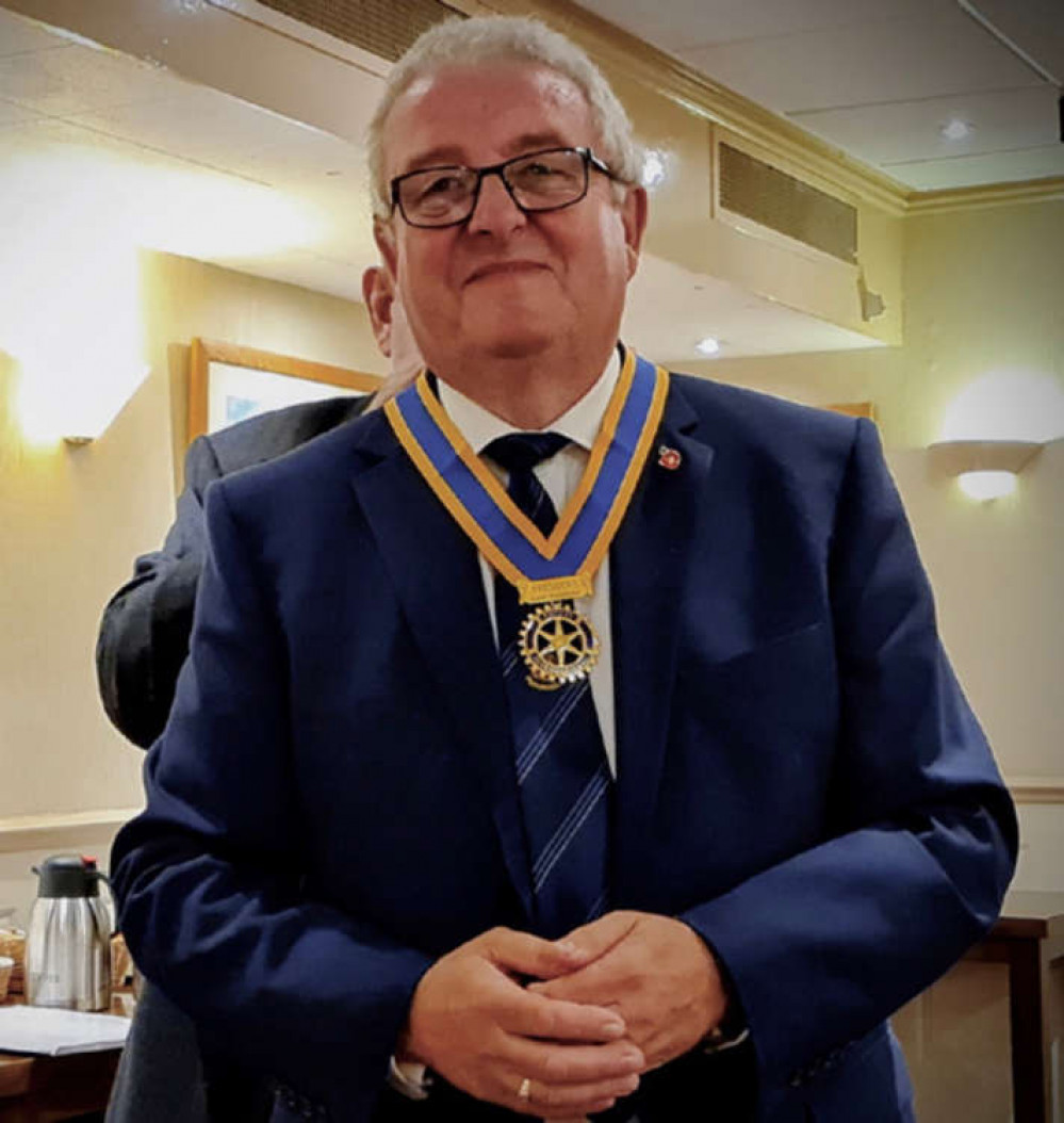 New Rotary East Thurrock president Bill Coleman.