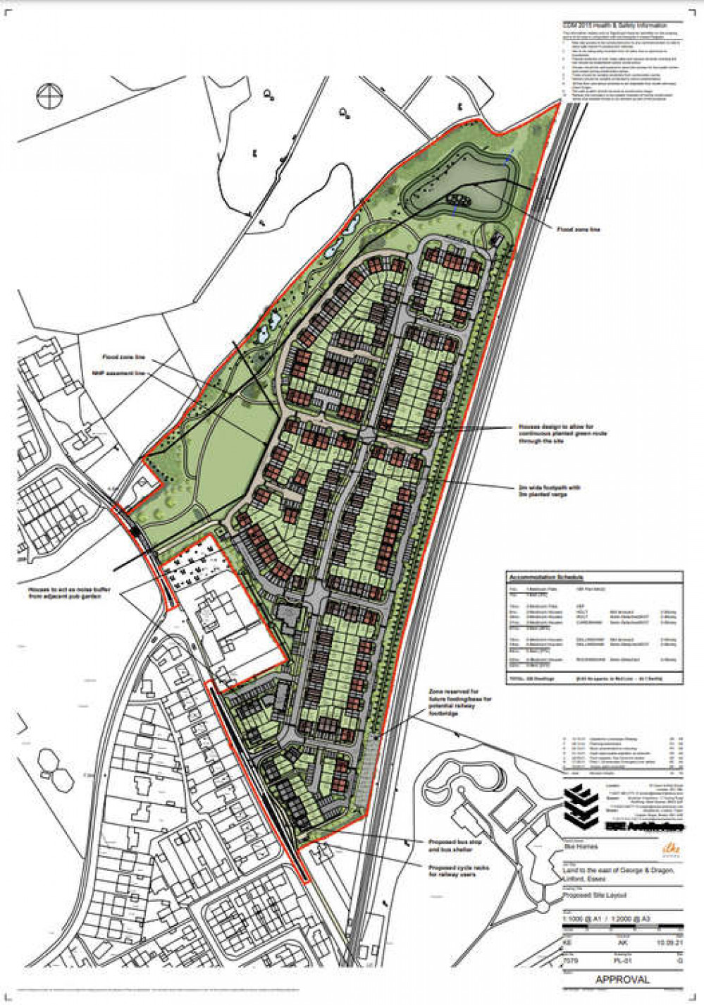 How it would be laid out.