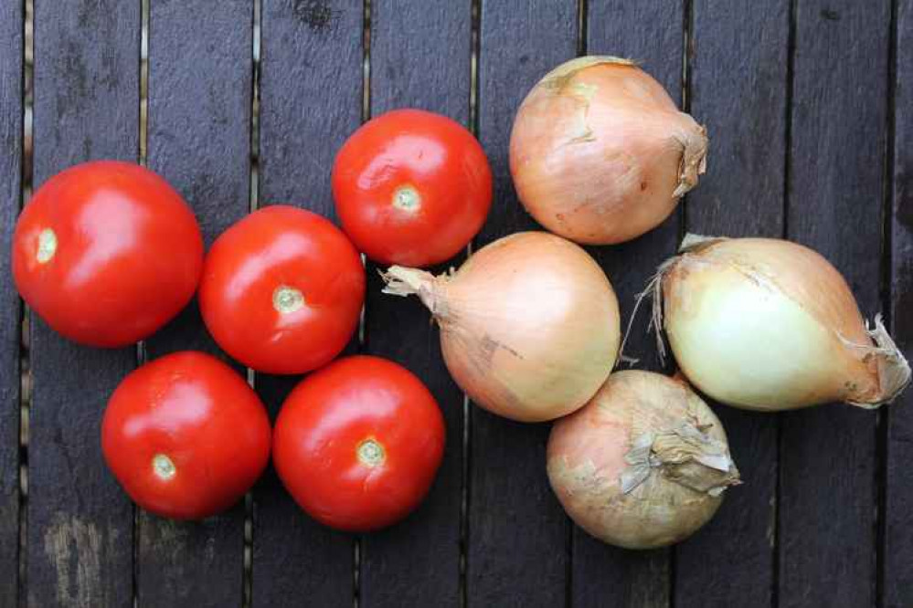 Success for Bridport Garden Glut stall as donations from local shops, supermarkets and growers come in