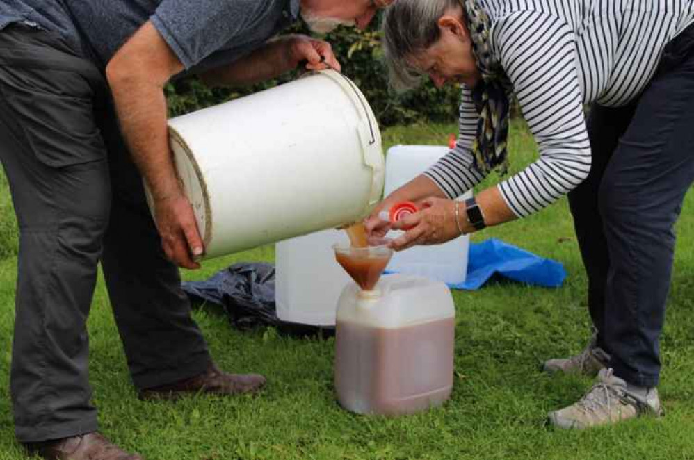 You can get your hands on Bridport Community Orchard's apple juice at the farmers' market this Saturday