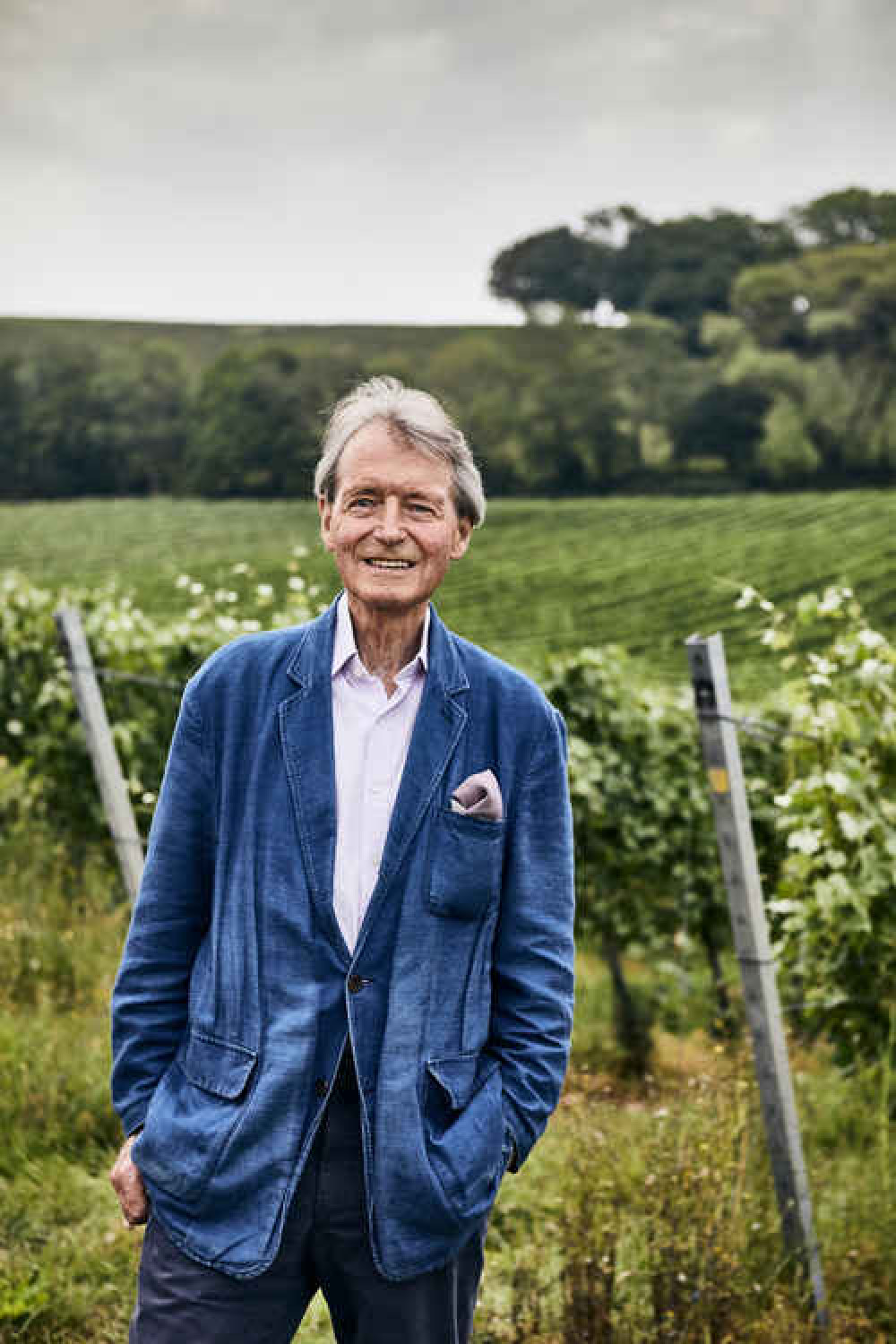 Steven Spurrier of Bride Valley Vineyard Picture: Lucy Pope