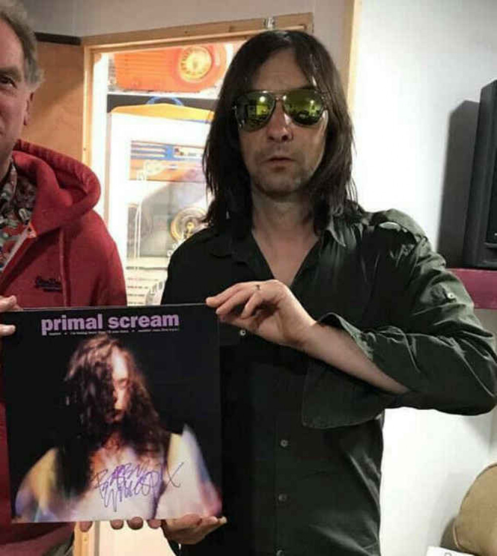 The Primal Scream record signed by Bobby Gillespie raised £135 for 2020 Skate and Ride