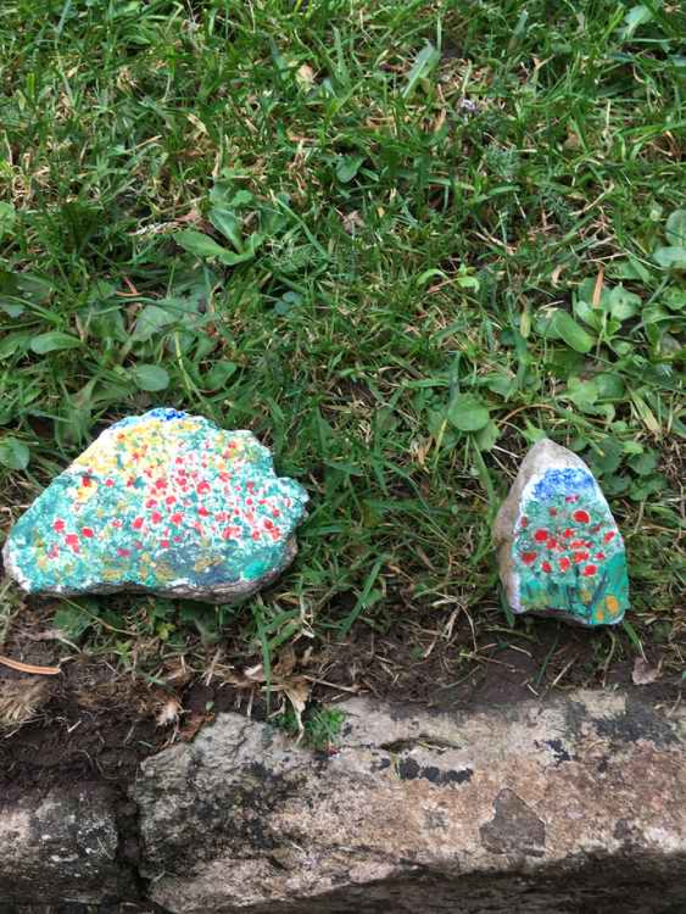 The stones at St Mary's Church, Walditch